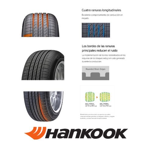 195/50R16 84H H426 HANKOOK OPTIMO - Imagen 2