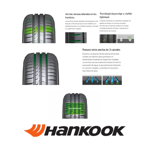 205/55R16 91V HANKOOK KINERGY ECO2 K435 - Imagen 2